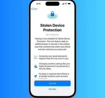永川苹果授权维修店分享被盗设备保护功能开启方法