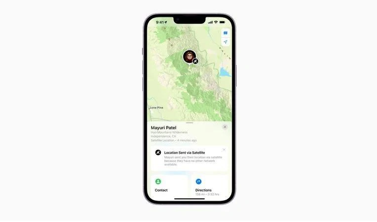 永川苹果14维修分享iPhone14系列中 FindMy功能通过卫星分享位置方法教程 