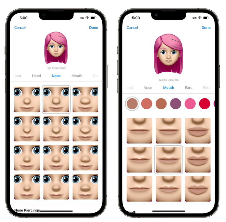永川苹果手机维修分享​iOS 16中的拟我表情有了哪些变化和升级 