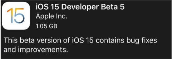 永川苹果手机维修分享如何升级到iOS15.0 beta5 